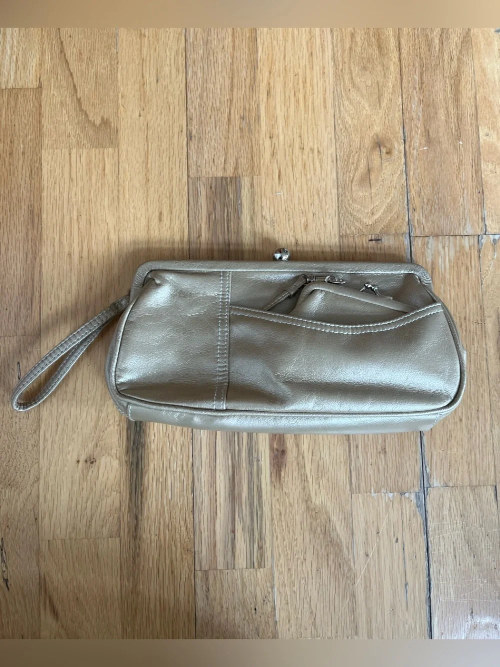 Vintage 1950’s MixIT Gold colored Wristlet Clutch